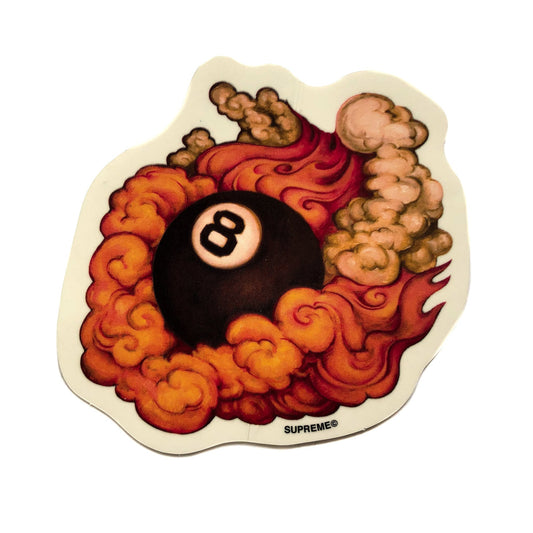 Supreme Martin Wong 8 Ball Sticker FW19