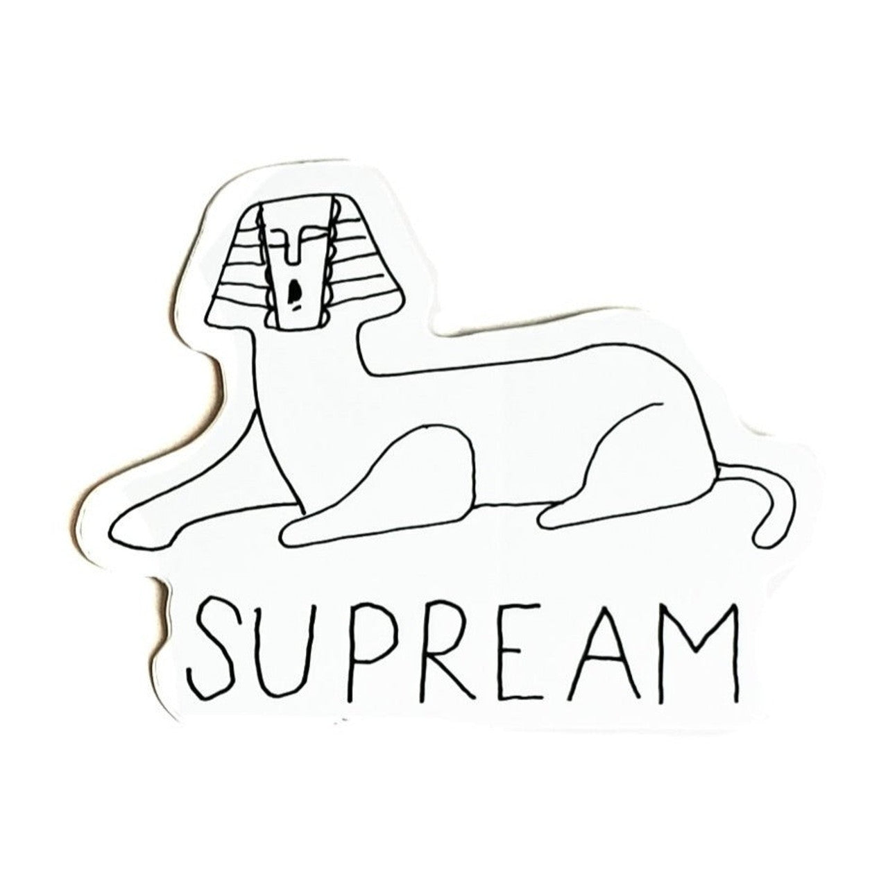 Supreme Gonz Sphinx White Sticker SS13