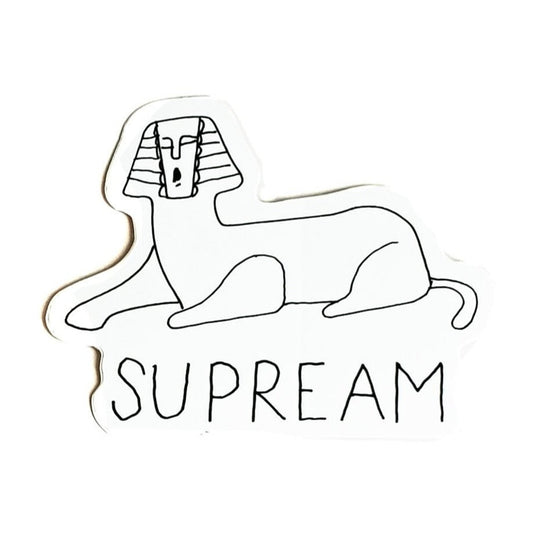 Supreme Gonz Sphinx White Sticker SS13