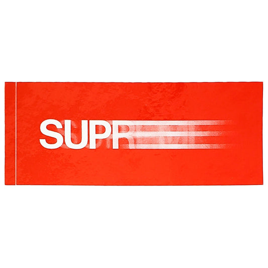 Supreme Motion Logo II Sticker Red SS10