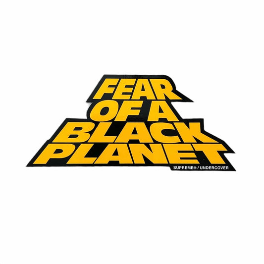Supreme Undercover Public Enemy Black Planet Sticker SS18