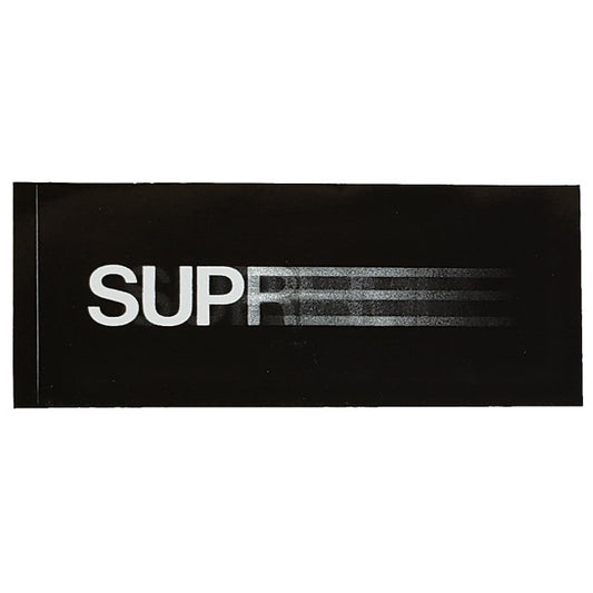 Supreme Motion Logo III Sticker Black SS16