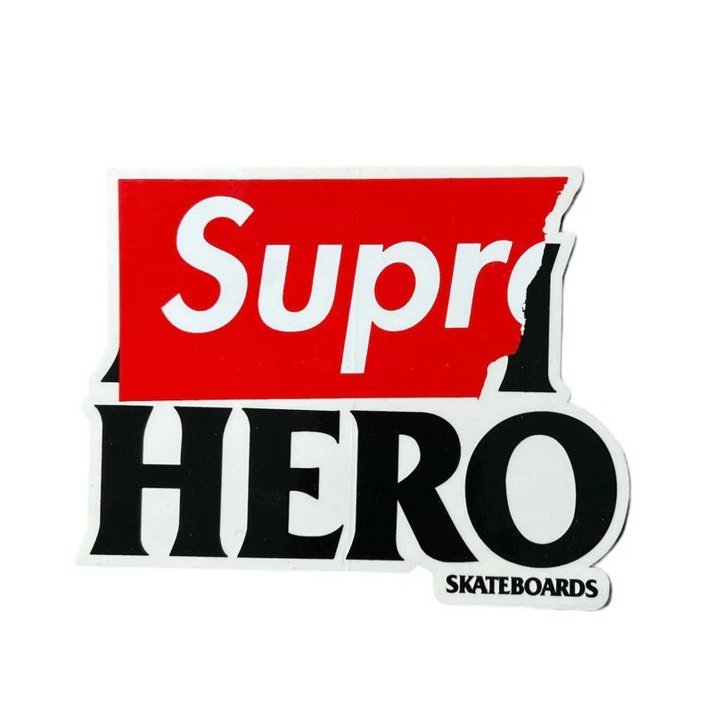 Supreme Antihero Supr HERO Sticker Large SS14