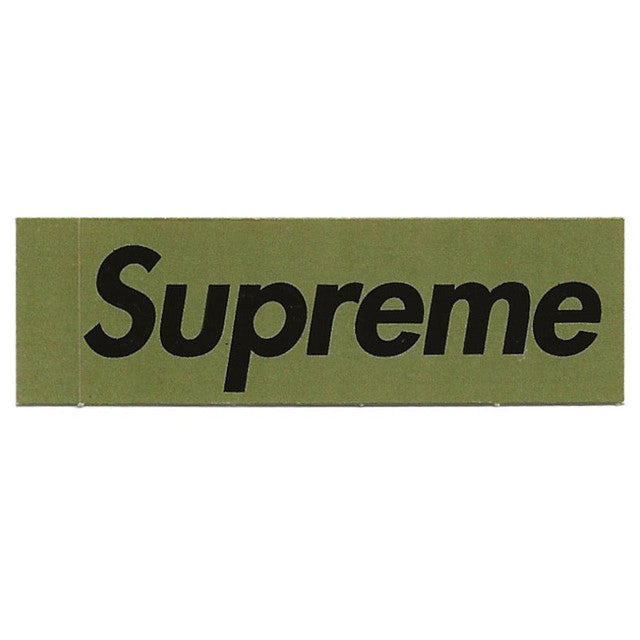 Supreme Olive/Black Box Logo Sticker Mini 1997