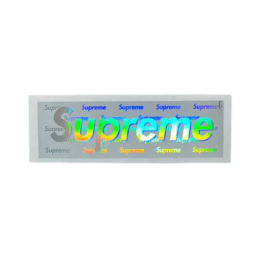 Supreme Holographic Foil Box Logo Sticker SS15