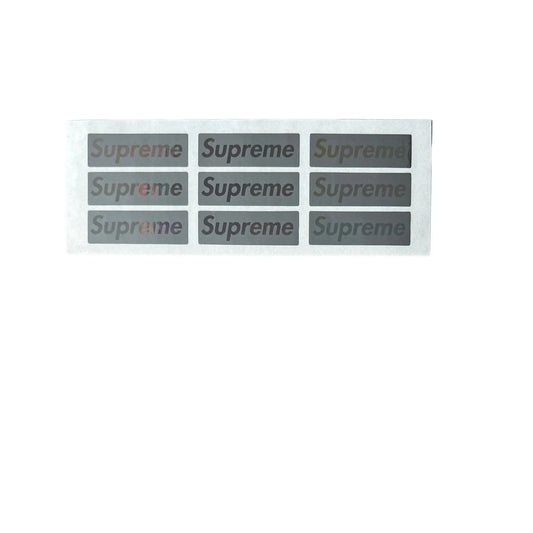 Supreme Holographic Foil Mini Box Logo Stickers SS15