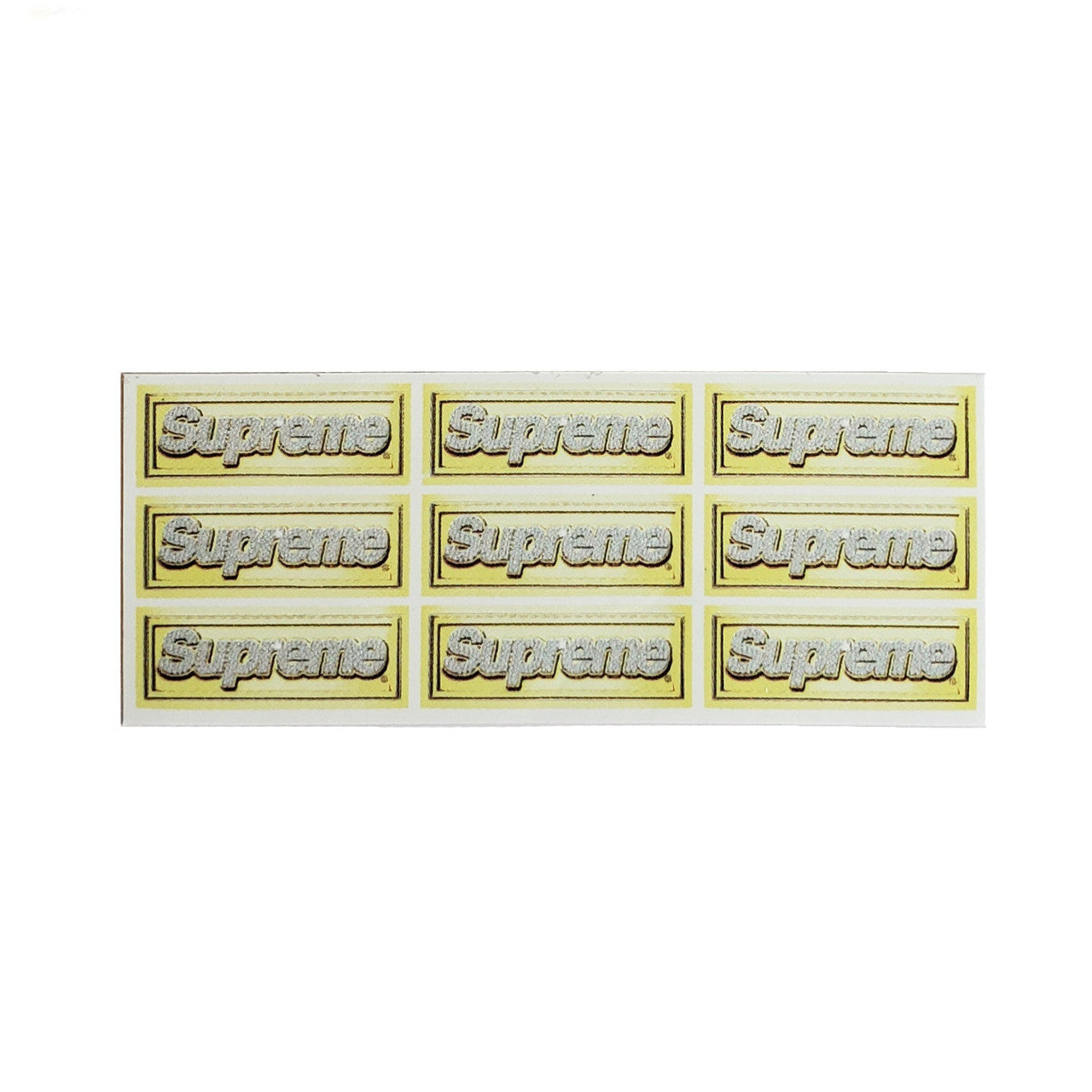 Supreme Bling Mini Box Logo Sticker SS13