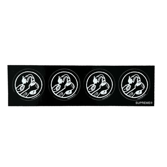 Supreme Molotov Cocktail Mini Sticker Black SS18