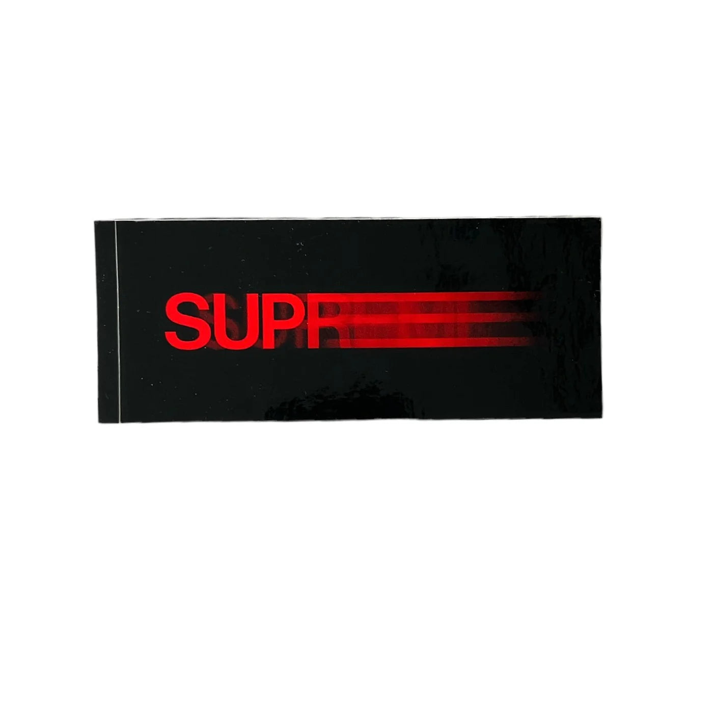 Supreme Motion Logo II Sticker Black SS10