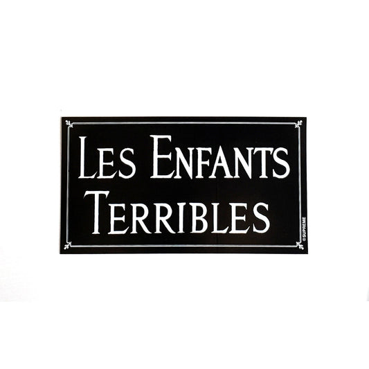 Supreme Les Enfants Terribles Sticker Black FW12