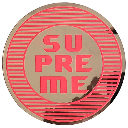 Supreme Disrupt Foil Pink Sticker SS15
