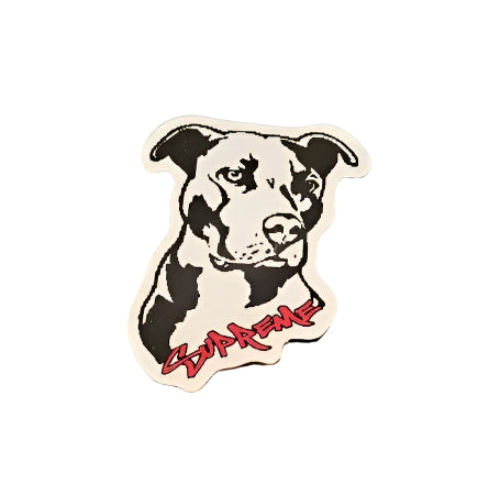 Supreme Pitbull Sticker SS20
