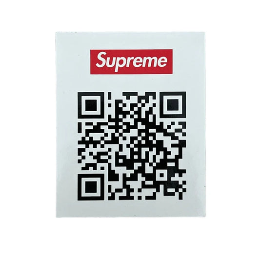 Supreme Register To Vote QR Code Sticker FW20