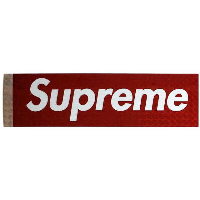 Supreme Red Holographic Box Logo Sticker 2006