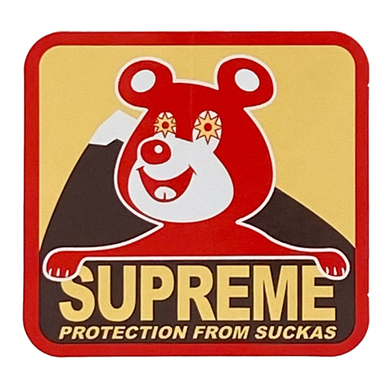 Supreme Bear Sticker Red FW20