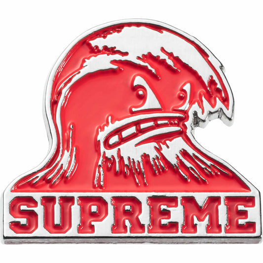 Supreme Red Wave Pin