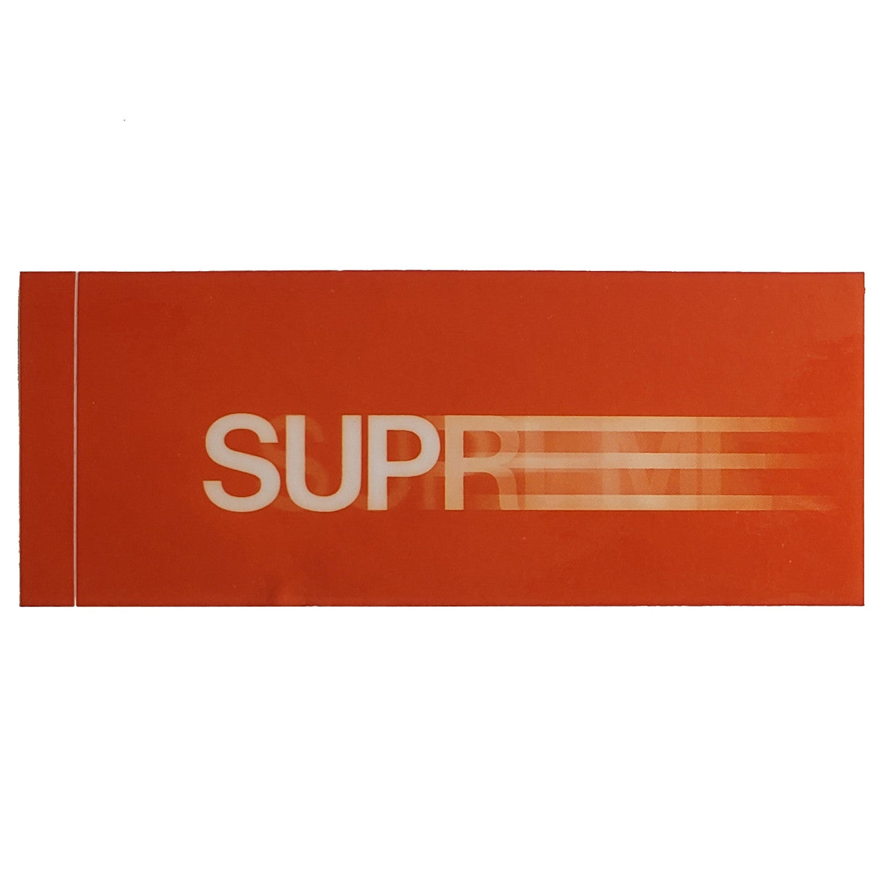 Supreme Original Motion Logo Red Mini Sticker 1998