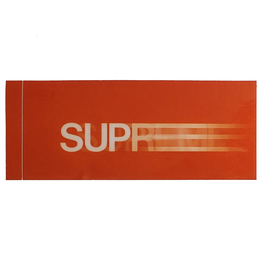Supreme Original Motion Logo Red Mini Sticker 1998