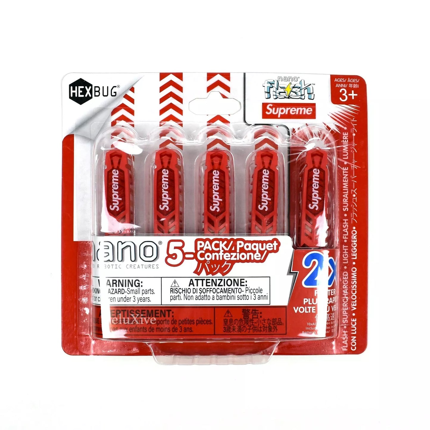 Supreme Red HEXBUG Nano Flash (5 Pack)