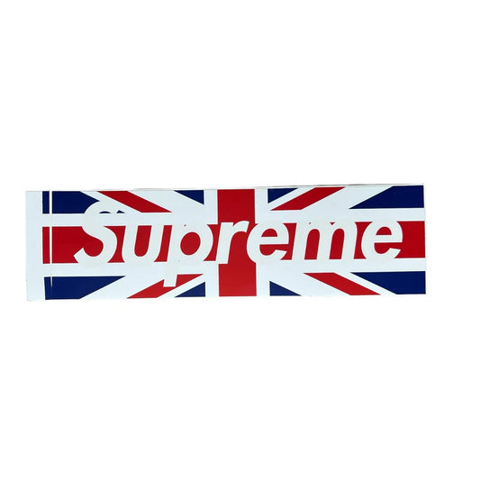 Supreme Union Jack UK Box Logo Sticker FW11