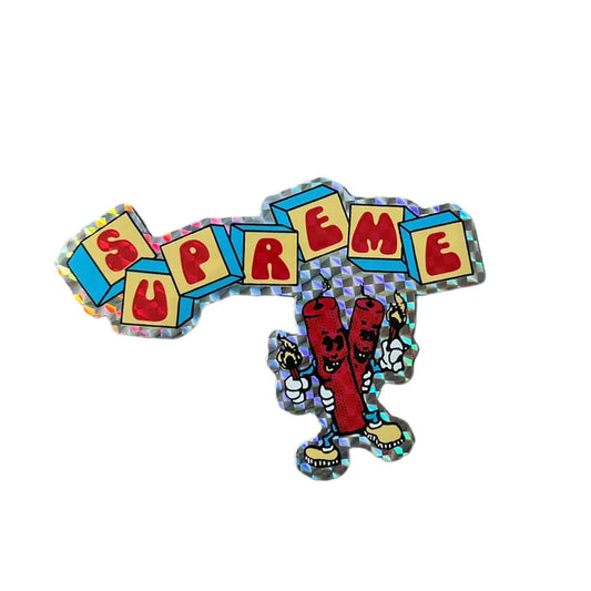 Supreme Holographic Dynamite Sticker SS19