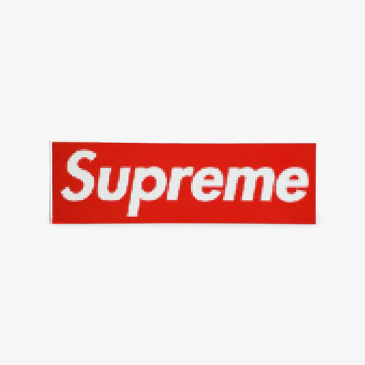 Supreme Pixelated Box Logo Red Sticker 2000