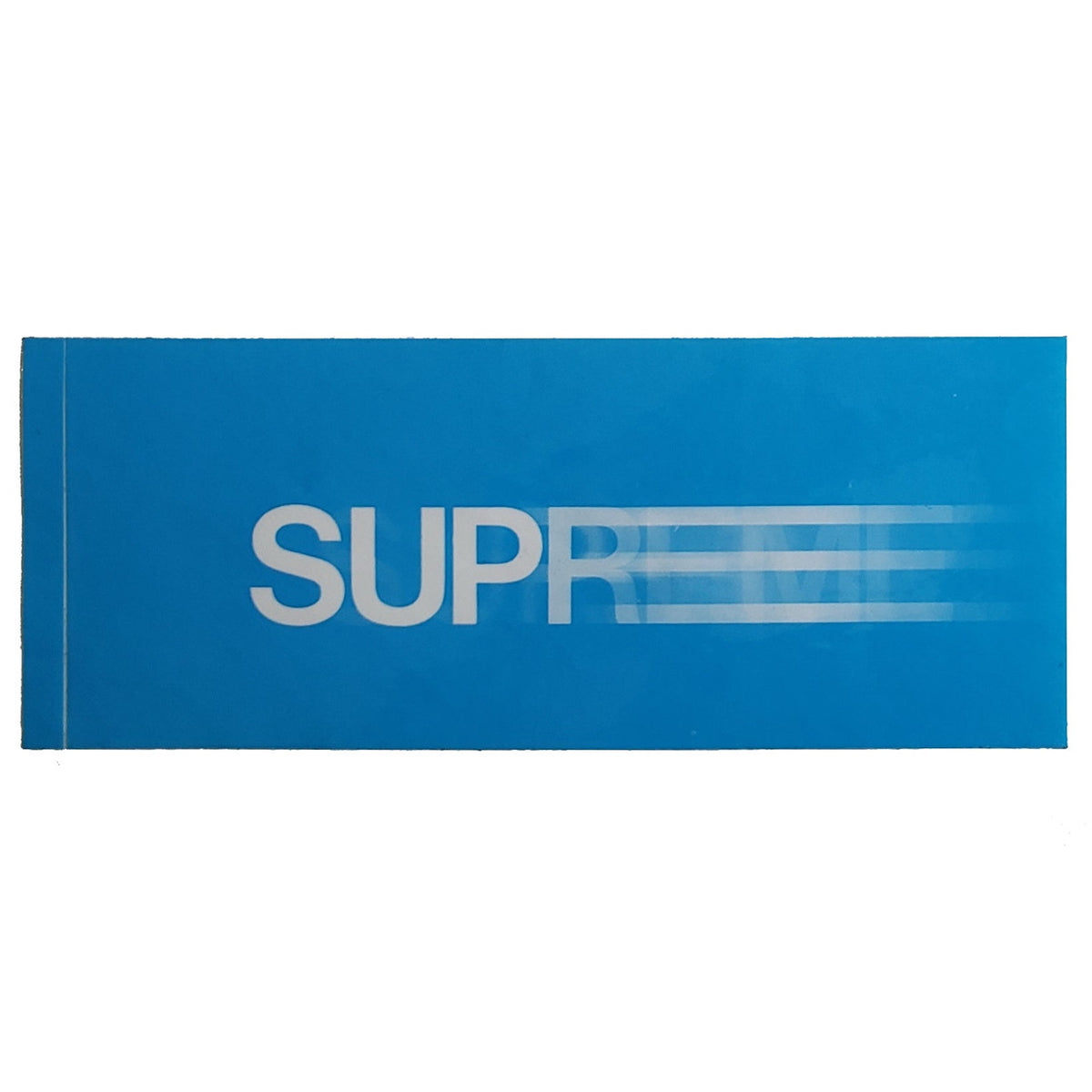 Supreme Motion Logo Blue Sticker 1998
