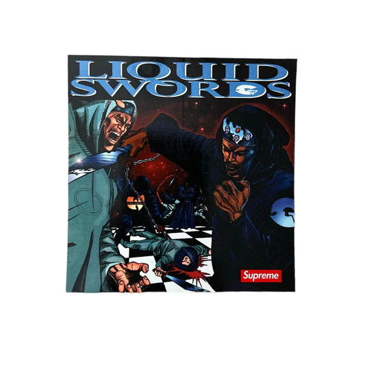Supreme GZA Sticker Liquid Swords FW18