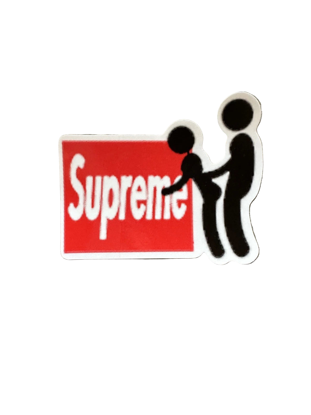Supreme Stick Black Sticker FW25
