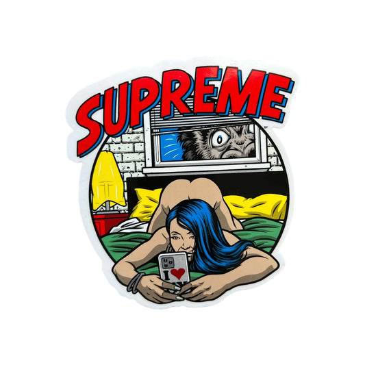 Supreme Bedroom Sticker Red SS25