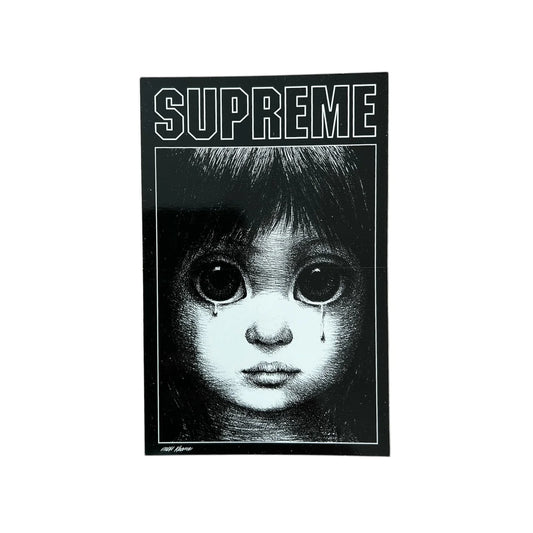 Supreme Margaret Keane Teardrop Sticker Black SS24