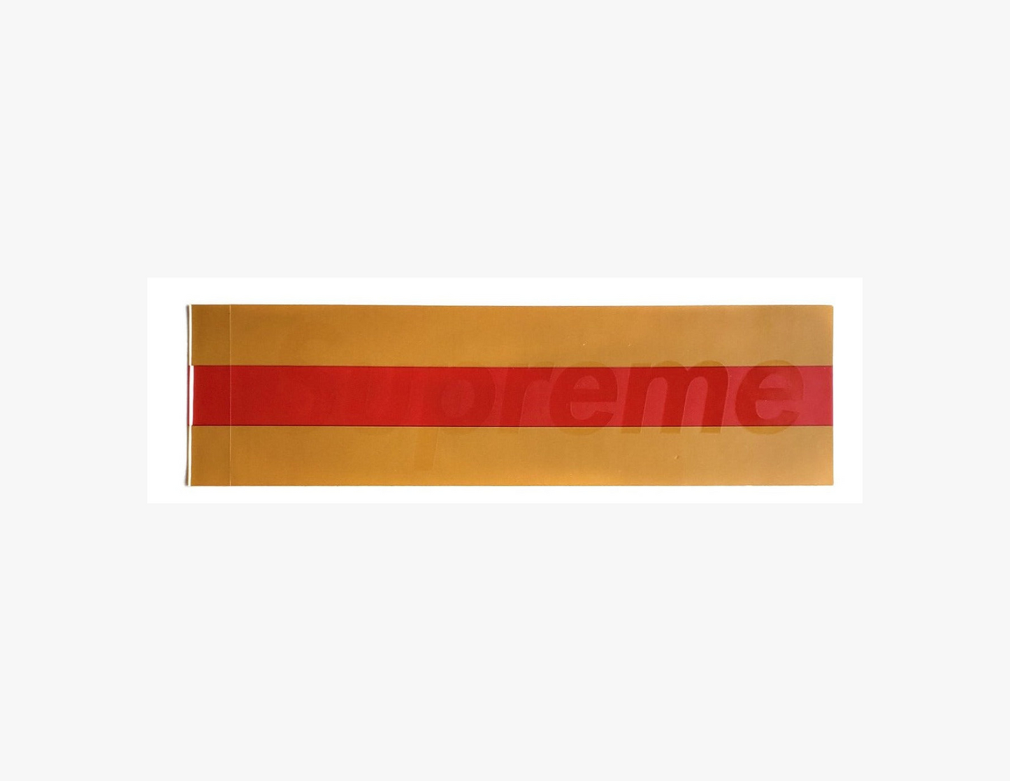 Supreme Brown Gucci Box Logo Sticker 2001