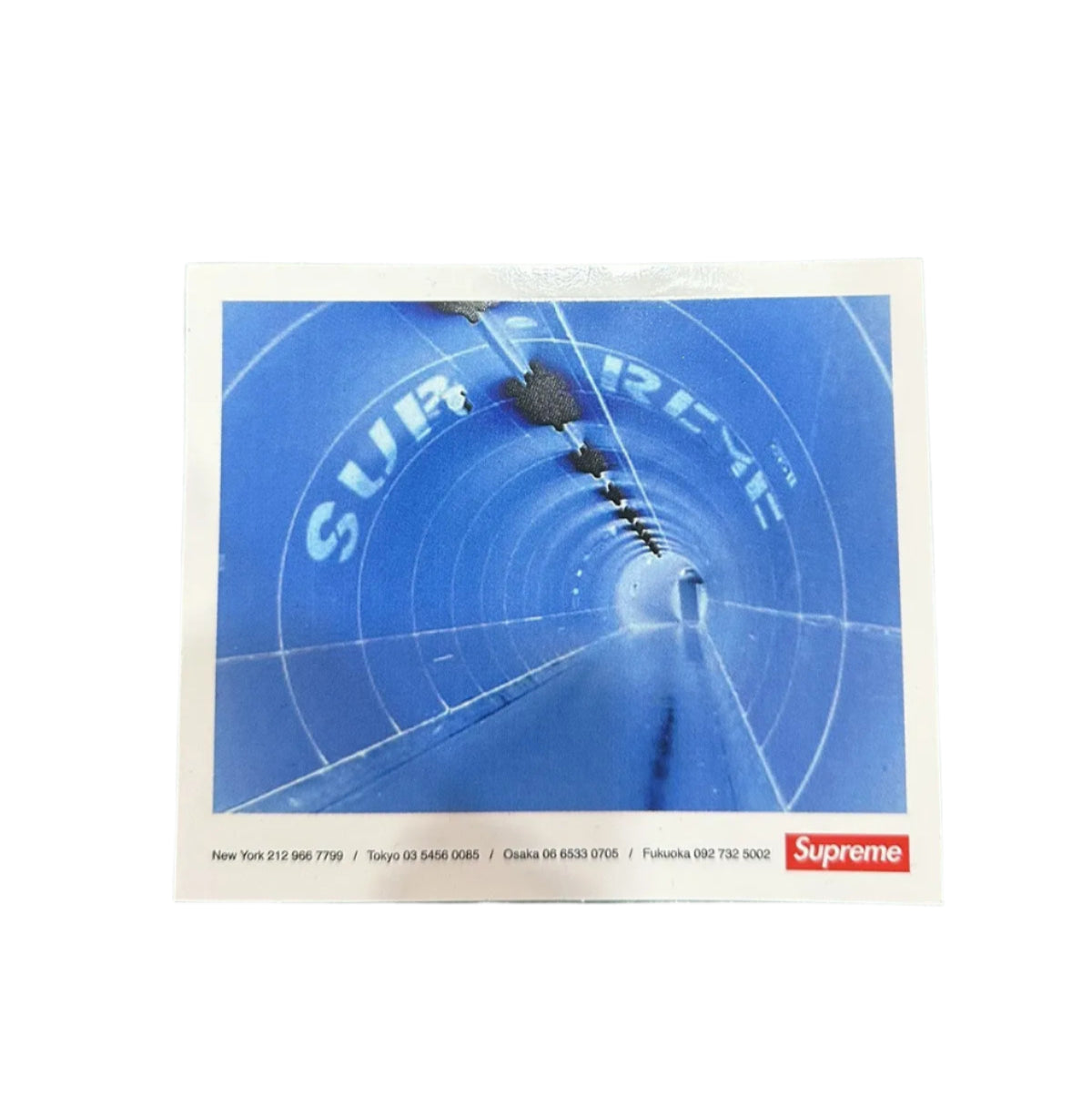 Supreme Tunnel Sticker SS24