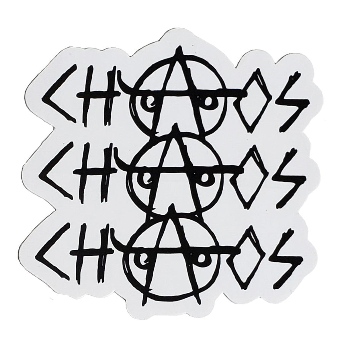 Supreme Chaos White Sticker FW08