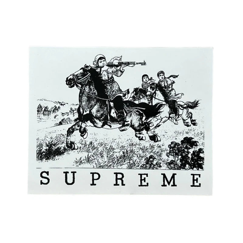 Supreme Riders Sticker White SS19