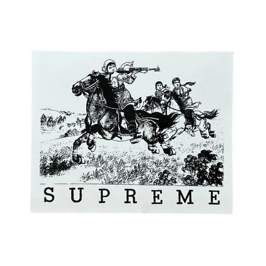 Supreme Riders Sticker White SS19
