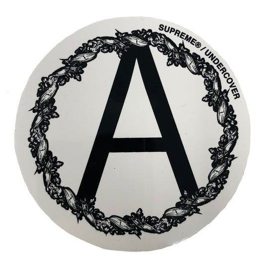 Supreme Anarchy A Undercover Sticker White FW16