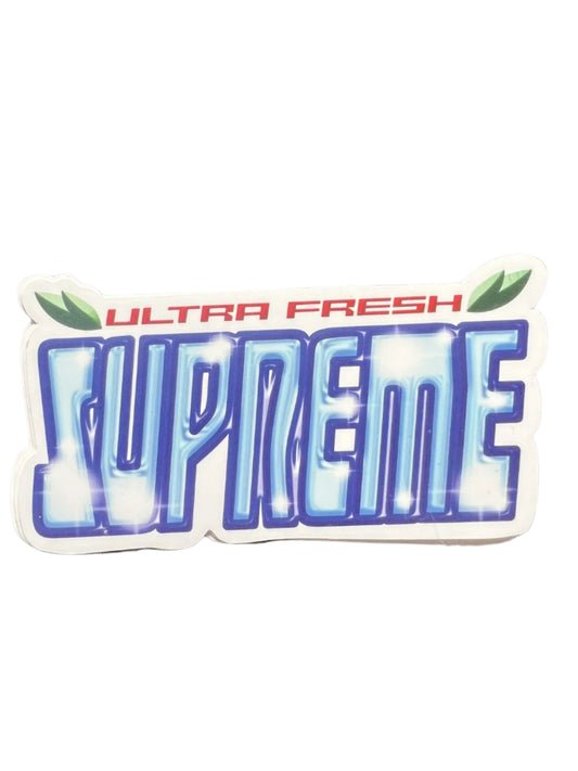 Supreme Ultra Fresh Sticker White FW20