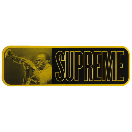 Supreme Miles Davis Yellow Sticker SS21