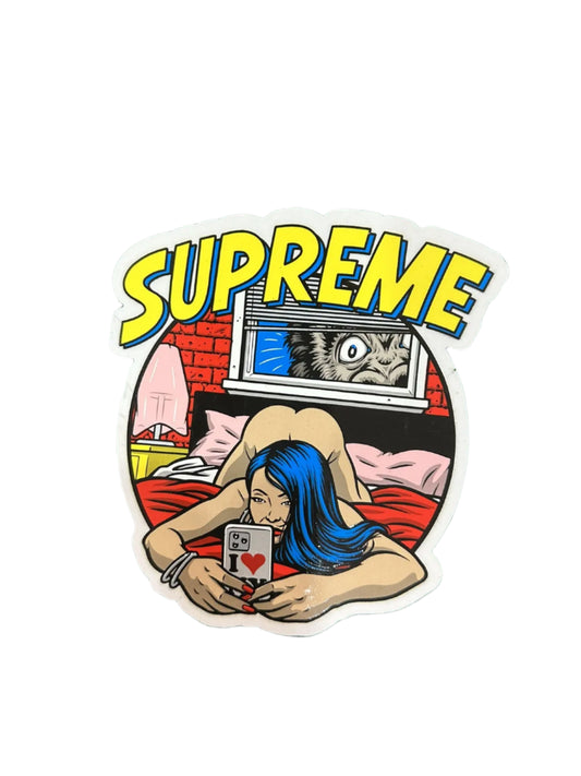 Supreme Bedroom Sticker Yellow SS25